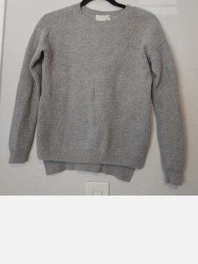 Wilfred Free Crewneck 100% Merino Wool Sweater Grey XS